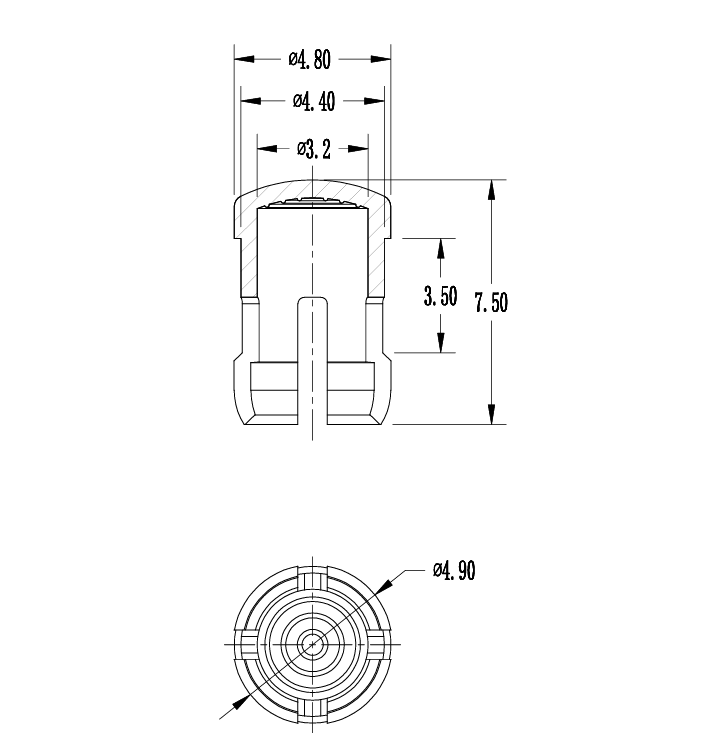 LED lamp holder 90° LC3-1